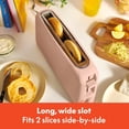 thumbnail image 4 of 2 Slice Slim Toaster, Fits-anywhere™ Kitchenware, 6 Setting Shade Control with Reheat & Cancel Buttons, Fits sourdough, 10” Long Slot, Anti Jam & Auto Shutoff,, 4 of 10
