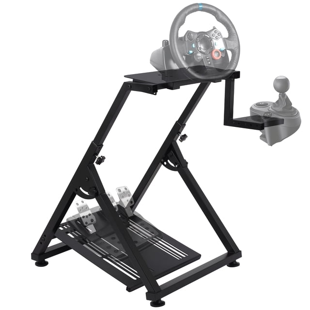 Yiwa Simulator Cockpit Stand, Sim Racing Steering Wheel Stand for Racing Games