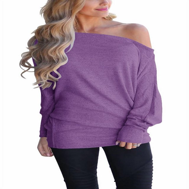 Pull-overs Surdimensionnés à Manches Longues en Tunique (Femmes)