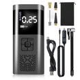 thumbnail image 1 of Portable 6000mAh Cordless Car Tire Inflator with Digital Pressure Gauge, 150PSI Fast Inflation, 4+N Smart Modes, LED Emergency Light, 24-Cylinder Air Pump for Cars, Motorcycles, Bicycles, Balls - 12V, 1 of 7