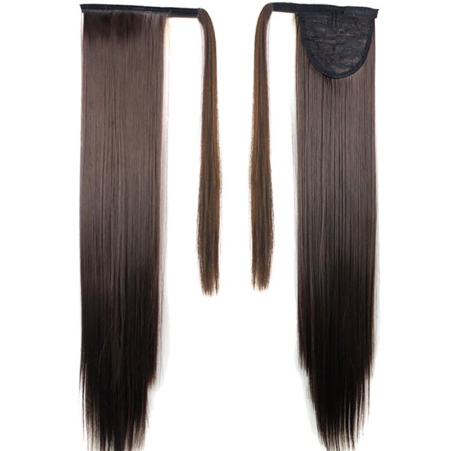 Synthetic Wig Long Straight Protective Ponytail Wig Hair Wig