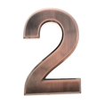 thumbnail image 2 of jifeng Copper Plastic Self-Adhesive Door Number Sign Sticky Numeric Digit Number 2, 2 of 7