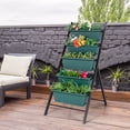 thumbnail image 2 of Costway 5-tier Vertical Garden Planter Box Elevated Raised Bed w/5 Container Green, 2 of 9
