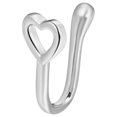 thumbnail image 1 of Clip On Nose Rings For Women Non-Pierced Nose Hoop Ring Adjust Nose Cuff, 1 of 9