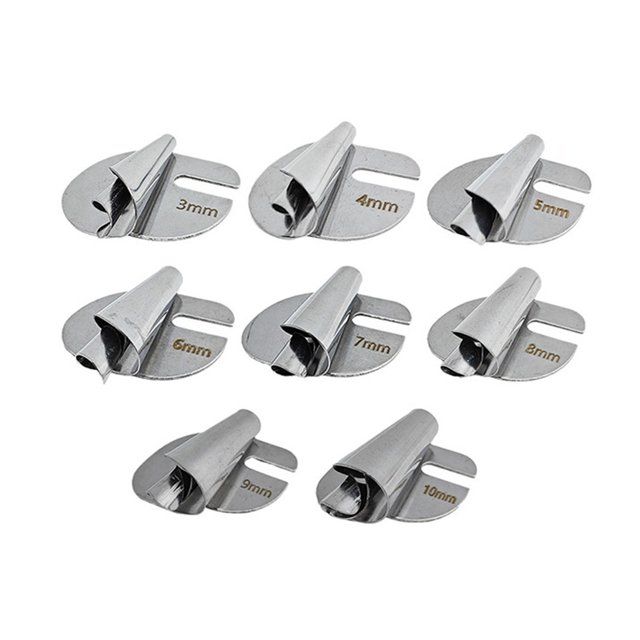 Rolled Hemmer Foot Set, 8 Pieces Sewing Rolled Hem Presser Foot for Hemming, Universal Sewing Machine Attachment for Home and Commercial Use