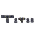 thumbnail image 4 of Amdohai IP68 Waterproof Junction Box T-shape Two Outlets Outdoor Electrical Cable Connector External Cord Boxes 3-pin for φ9-12mm Cable, 4 of 8
