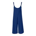 thumbnail image 4 of LSLJS Womens Casual Sleeveless Spaghetti Strap Loose Adjustable Jumpsuits Stretchy Long Pants Romper with Pockets, 4 of 5
