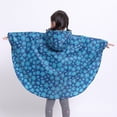 thumbnail image 4 of MIASHUI Poncho de Pluie pour Enfants Réutilisable Imperméable pour Tout-Petits Veste de Pluie, Bleu, 8-9 Ans, 4 of 5