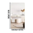 thumbnail image 2 of Acrylic Self Full Body Wall Mounted Non Perforated Soft DIY Floor Standing Dressing, 2 of 8