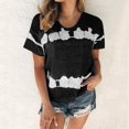 thumbnail image 4 of Wolfast T-Shirts pour Femmes Mode Femmes Mode T-Shirt Imprimé Manches Courtes Blouse Col Rond Hauts Décontractés Manches Courtes Blouses pour Femmes, 4 of 9