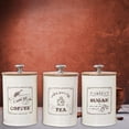 thumbnail image 3 of Siruishop Kitchen Canister Set - Coffee Sugar And Tea Storage Container Jar With Lid, 3 of 8