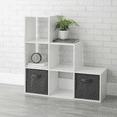 thumbnail image 1 of Mainstays 3-2-1 Cube Storage Organizer, White, 1 of 6