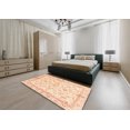 thumbnail image 4 of Ahgly Company Indoor Square Abstract Khaki Gold Oriental Area Rugs, 8' Square, 4 of 6