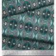 thumbnail image 2 of Soimoi Poly Georgette Fabric Cartoon & Camouflage Printed Fabric 1 Yard 42 Inch Wide, 2 of 3
