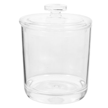 Transparent Acrylic Sealed Tea Canister for Kitchen Counter Storage with Good Sealing Performance 7.8x5.9 Inches
