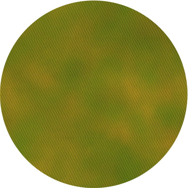 Ahgly Company Tapis d'Intérieur Ronds Transitionnels Vert Olive Lavables à la Machine, 4 Pieds Rond