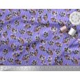 thumbnail image 2 of Soimoi Poly Georgette Fabric Stripe & Floral Artistic Fabric Prints By Yard 42 Inch Wide, 2 of 3
