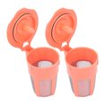 thumbnail image 4 of Coffee  Cup Reusable Capsules 2Pcs Refillable Coffee Filter Cup Reusable Coffee  Cup For 2.0 K200 K300 K350 K360 K400 Red, 4 of 8