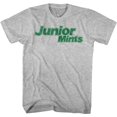 thumbnail image 1 of Tootsie Roll Junior Mints Logo Gray Heather Adult T-Shirt, 1 of 2
