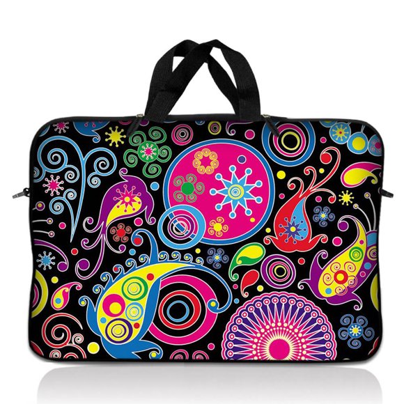 LSS 10.2 inch Laptop Sleeve Bag Carrying Case Pouch with Handle for 8" 8.9" 9" 10" 10.2" Apple Macbook, GW, Acer, Asus, Dell, Hp, Sony, Toshiba, Art Design