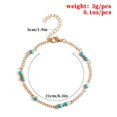 thumbnail image 4 of Bracelets de Cheville à Perles Superposées Ajustables Style Simple Universel Esthétique Diverses Combinaisons; Bijoux Accessoires de Mode Bracelets pour Femmes Filles Or, 4 of 8