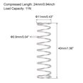 thumbnail image 3 of Unique Bargains 11mmx0.9mmx40mm 304 Stainless Steel Compression Spring 11N Load Capacity 20 pcs, 3 of 5