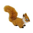 thumbnail image 4 of Plush Squirrel Ornament 12cm Holiday Party Plush Doll Simulation Squirrel Model brown, 4 of 9
