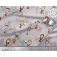 thumbnail image 3 of Soimoi polyester Crepe Fabric Business Girl Print Fabric by the Yard 52 Inch Wide, 3 of 3