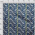 thumbnail image 2 of oneOone Tissu en Viscose Chiffon Rayé & Chevron Ikat Imprimé 1 Yard 42 Pouces de Large, 2 of 4