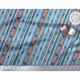 thumbnail image 3 of Soimoi Rayon Crepe Fabric Ikat Southwestern Printed Fabric 1 Yard 46 Inch Wide, 3 of 3