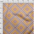 thumbnail image 2 of oneOone Viscose Chiffon Fabric Diamond|Triangle & Check Geometric Print Fabric By Yard 42 Inches Wide, 2 of 4