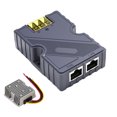 thumbnail image 2 of GigE PoE Injector, 3A Gigabit PoE Injector 48-57V Efficient Power Supply ESD Protection Rapid Data Transmission Flexible  for Satellite, 2 of 7