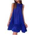 thumbnail image 2 of Cadeaux de la Fête des Mères, Kcavykas Robe Maxi Bohème, Robe Décontractée de Mode pour Femmes Couleur Gilet Sans Manches Douce Plissée, 2 of 5