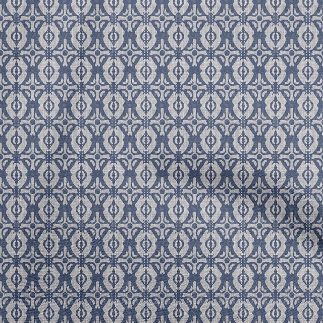 oneOone Cotton Cambric Blue Fabric Texture Sewing Craft Projects Fabric Prints By Yard 56 Inch Wide