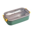 thumbnail image 2 of ZZkhGO Stainless Steel Lunch Box, 700ml Plastic Bento Box with Removable Liner, Leak Proof Lunch Container for Children Adults, 2 of 6