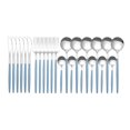 thumbnail image 1 of Amdohai 24Pcs Stainless Steel Dinnerware Set Kitchen Cutlery Set Knife Fork Spoon Flatware Tableware Minimalist Silverware, 1 of 8