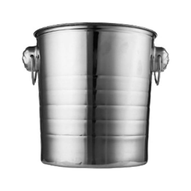 WMQPNNS Nouveau Seau à Glace Tendance Épaissi en Acier Inoxydable Tête de Tigre avec Grande Valeur pour la Maison Ktv Bars Clubs Seaux à Champagne Seaux à Glace Rouges Aubaines du Jour Liquidation
