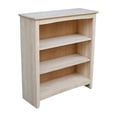 thumbnail image 3 of International Concepts Home Accents Unfinished 36" Shaker Wood Natural Bookcase, 3 of 8