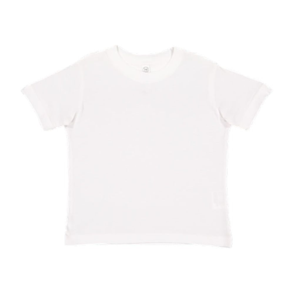 Rabbit Skins 3321 Toddler Fine Jersey Tee, Blended White, 0