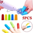 thumbnail image 2 of Lefu 3/5pcs Silicone Finger Protector Sleeve Cover Anti-cut Heat Resistant Kitchen, 2 of 6
