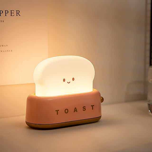 Vaidha Toaster Night Gift Festive Lamp Bedroom Bedside With Sleep Timer Lamp
