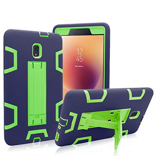 Mignova for Galaxy Tab A 8.0 SM-T380 Case.Hybrid Shockproof Rugged Anti-Impact Drop Protection Cover Built-In Kickstand For Samsung Galaxy Tab A 8.0 2017 SM-T380 T385(Navy/Green)