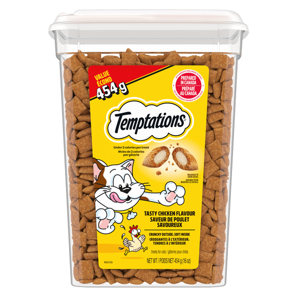 Temptations Tasty Chicken Flavour Soft & Crunchy Adult Cat Treats