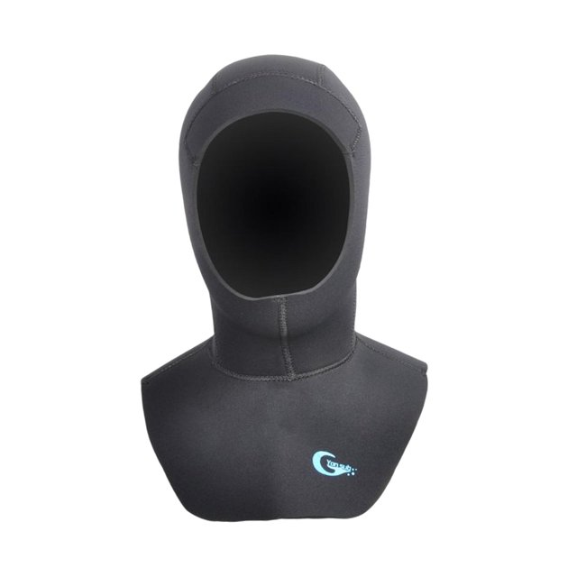 jinwen Capuche de Plongée en Néoprène, Combinaison, Bonnet de Plongée, Capuche de Plongée, Chaud, Extensible, L
