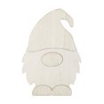 thumbnail image 1 of Plaid Unfinished Wood Surfaces Gnome Layered Shape, 7", 1 of 6