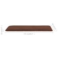 thumbnail image 4 of vidaXL Foldable Sunlounger Oxford Fabric Brown, 4 of 5