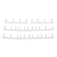 thumbnail image 1 of Badminton Racket/Racquet Stringing Grommets Eyelets Replacement Accessories - 11 Nails And Type Milky, 1 of 8