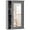 Grey, variant on Costway Bathroom Wall Cabinet Single Mirror Door Cupboard Storage Wood Shelf Grey