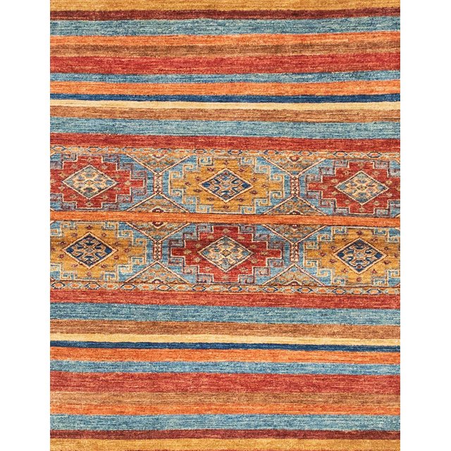 Ahgly Company Indoor Rectangle Abstract Camel Brown Abstract Area Rugs, 2' x 3'