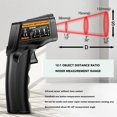 thumbnail image 3 of Infrared  Gun, Rapid Response -20~380 degrees Celsius  LCD Display Handheld Cooking Infrared  Non Contact Digital with Backlit for Food, 3 of 7